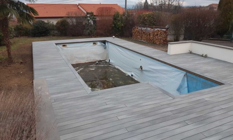 Installation terrasse en composite à Mezel