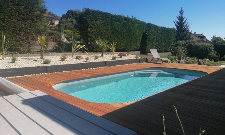 Installation de piscine - LA ROCHE BLANCHE - AP PAYSAGES